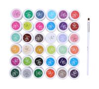 Nail Polish UV Gel Art Builder Solid Extension with Brush Safe Ingredients Cured by Lamp Suitable for Artificial and Natural Nails Professional or Home Use Can Be Matched Products