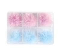 Nail Pom Ball, Plush Pom Balls With Detachable Magnetic Base, Elegant Ball Nail Accessories For Design Manicure Tip