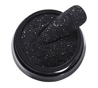 Nail Powder Grain Effect High Saturation DIY Art Sugar Black White Dipping Dust Pigment for Manicure Christmas Birthday Gifts,#8