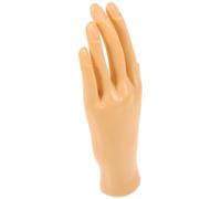 Nail Practice Artificial Hand Brown Rubber Fake Hand