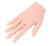 Nail Practice Hand for Acrylic Nails,Mannequin Hand for Nails Practice Flexible Bendable Fake Hand Manicure Nail Practice Hand,High Simulation Flexible Silicone Nail Trainning Hand
