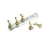 Nail Practice Holder, Nail Stand Practice Gel Polish Tools Gold Silver Rose-Golden(Td007-02)