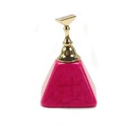 Nail Practice Holder, Nail Swatch Sticks Multicolor Practice Display Manicure Gel Polish Showing Shelf Tool(1pcs Rose Red)