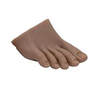 Nail Practice Trainning Foot Model Bendable Mannequin Fake Toes for DIY Salon Artists Beginners Training Accessories - Right B