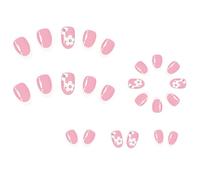 Nail Pressing Almond Shaped Fake Nail Nail with Glossy Stick Natural Full Coverage Acrylic Adhesive on Fake Nail Nail
