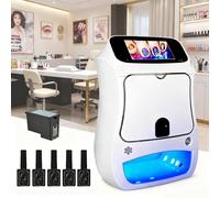 Nail Printer Machine, 3D Touch Screen Mobile Nail Art Printer, 30s Painting with Designs for Beauty & Personal Care