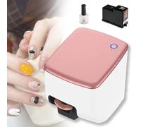 Nail Printer Machine, Portable 3D Fingernail Art Printer with 1000+ Designs, DIY Control via Mobile App, for Girls and Women, Home Salon Use