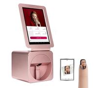 Nail Printer, Professional Nail Painting Machine with 10.1'' Touch Screen, 2400 DPI, 3D Desktop Art Stamping Machine, Supports DIY and WiFi