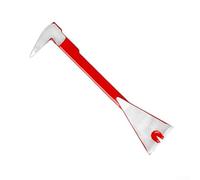 Nail Puller Pry Bar Tool with Dual Claw Nail Slots and Striking Face for Forward and Reverse Nail Removal in Home Improvement and Workshop Use (205mm)