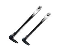 Nail Puller Set 2-Piece, 12”Pry Bar, 10” Mini Crowbar, Cats Claw Nail Remover, pry bar Set, for Kitchen Remodel, Prying Apart Baseboard, Multi-Sided Forged Steel Made Carpenter Tools-JOVANT