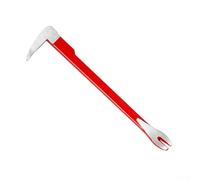Nail Removal Pry Bar Tool Featuring Dual Claw Nail Slots and Striking Face for Accurate Nail Pulling and Minimal Damage to Surroundings (245mm)