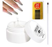 Nail Repair Gel,Instant Cracked Nail Repair Gel - Strengthening 15Ml Protective Long Lasting Thickener for Maintenance Women Girls Protection Manicure Restore Travel Home Adults Beauty