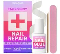 Nail Repair Kit For Broken Natural Nails - Nail Glue, Silk Wrap & File