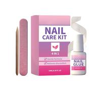 Nail Repair Kit, Split Fix Solution, Strengthening Care Formula, Broken Nail Recovery Natural Restorative Beauty Enhancement System, for Protection Care Recovery Beauty Home Salon Use