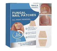 Nail Repair Patches, Nighttime Toenail Renewal, Ultra-Thin Strengthening Tape, 18 Piece Invisible Design, Improves Discolored Split Nails, Perfect for Restoring Healthy Appearance Foot