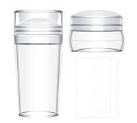 Nail Salon - Silicone Clear with Scraper Set, Elastic Art Tool | French Manicure Women, Interchangeable Design Kits, Supplies the Quality of the Home Style