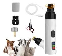 Nail Sander, Electric Nail Grinder Gentle & Low Vibration for Even Trimming, Paw Care at Home for Small Medium Large Dogs and Cats (Nail File + Two Nail File Heads) (2)