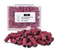 Nail Sanding Bands Electric Machine Drill Bits UV Gel Acrylic Polish Remover Suitable For Nails Accessory Tool Accessories Mounted Cylindrical Grinding Heads Sanding Bands Sand Rings Assembly Bearing