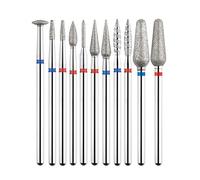 Nail Sanding Head, 2 pcs Electric Nail Drill Bits for Cuticle Removal and Diamond Milling(Tp-266-050r)