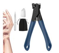 Nail Scissors for Men, Splash Guard Fingernail Pliers and Trimmer, Robust Nail Clippers - For Seniors, Women, Thick Cuticles, Pedicures, Manicure, Foot Care, Personal Care and Personal Hygiene