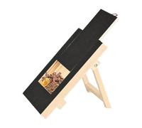 Nail Scratcher Board for Dogs Wooden Interactive Activity with Treat Box