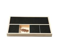 Nail Scratching Board for Dogs - Wood Sander Sandpaper | Built-in Snack Box Dog Nail Chopping Board for Enrichment, Medium and Large Breeds, In The House Corner, On The Door, On The Ground Floor