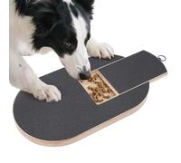 Nail Scratching Pad for Dogs, Interactive Wooden Enrichment, Large Dog Claw Grinder Treat Board, for Small and Medium Breeds, Home, Travel, Outdoor, Home, Playing and