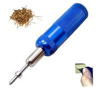 Nail Setter, Pin Nailer with Small Nails, 5.1 Inch Metal Nail Setter, Pin Pusher with Non Slip Handle, Model Ship Building Tools, Punch Set