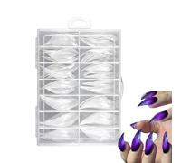 Nail Shapes | Crack Resistant for Manicure, Nail Extension Tips Shapes - For Beginners To Professionals, Women, Girlfriend, Home, Salon, Study, Use