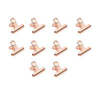 Nail Shaping Clips for Extension & Sculpting C - Curve, Stainless Steel & Rose Gold Finish, Ideal for Nail Art Creation, Nail Shaping Clips for Extension & Sculpting C - Curve, 10PCS Set