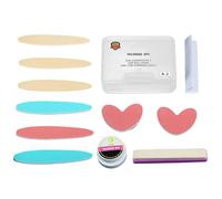 Nail Shine Buffer - Nails Buff and Wax Kit - Pedicure Tools Set for Beginners Enthusiasts Daily Maintenance Professional Salon Travel Home