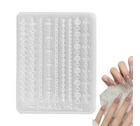 Nail Silicone Mold DIY Punk Fingernail Decoration Making Mould