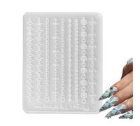 Nail Silicone Mold Punk Fingernail Decoration Making Moulds