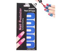 Nail Skin Protector - Soft Elastic U-Shape Nail Polish Guards | Nail Tape for Fingers, Peel Off Nail Stickers, Fingers Stamp Supplies