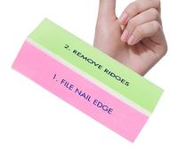 Nail smoother buffer block - 4-sided fingernail buffer | nail gloss buffer block for smooth and shiny nails | nail file block for smoothing, buff and shine for natural nail care