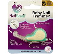Nail Snail Baby Nail Care Kit. Baby Nail Care Set: Baby Nail Trimmer, File & Under Nail Cleaner. Ideal for Newborn, Infant and Toddler Nails. Safer Than Clipper, Scissors. Easier Than Nail Filer
