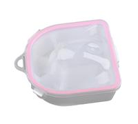 Nail Soak Tray, Double Layers Gel Nail Polish Remover Bowl, Hanging Manicure Bowls to Soften Dead Skin, Fall , Hangable, 4-Sided Locking Jacks - White