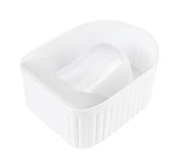 Nail Soaking Bowl - Remover Soak off Manicure, Dip Powder Tool for Home and Salon, Double Layer Warm Water Spa, Resistant, Fingertip, Acrylic, Pink