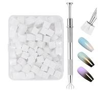 Nail Sponges - Nail Sponges | Tool, 200 Pieces Tap with Pen Grasping Pen Beauty Salon Tool Manicure Art for Girl Friends Mam
