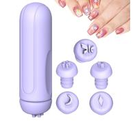 Nail Stamp Kit - Stamping Templates Manicure Tool Kit | Nail Stamping Kit | 2 Silicone Stamp Nail Tools | Portable Tip Nail Tools with C