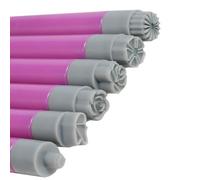 Nail Stamp - Nail Stamp Set | Craft Nail Stamp 6 x Flowers Craft Nail Stamp Pen Craft Nail Stamp Pen with Different Patterns, Nail Decoration Pens, Nail Design Dotting Tools for