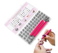 Nail Stamper - Professional Silicone Head Kit with 8 Reusable Designs for Transfer | Manicure Accessories for Beginners It can be worn for travel, home salons, daily g