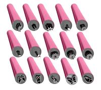 Nail Stamper Tool Various Patterns Nail Flower Stamp Kit - Craft Nail Decoration Pen Printer Tool Nail Design Doting Tools for Women