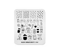 Nail Stamping Plate Fashion Cute Pill Medicine Ice Tea Dots Theme Multi-Pattern Stamp Print Image Stamp Template Nail Art for Nail Design