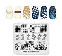 Nail Stamping Plate Fashion Geometry Dots Abstract Spots Points Theme Multi-Pattern Stamp Print Image Stamp Template Nail Art for Nail Design