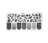 Nail Stamping Plates Butterfly Pattern Nail Art Stamp Template DIY Manicure Tools Style3, Nail Art Template