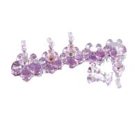 Nail Stand 5pcs/set Chess Nail Holder Practice | Display Stand Pink Flower Base Gel Polish Tool(Purple)