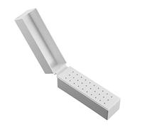 Nail Stands Box, Nail Drill Bits Holder 30 Holes Drill Bits Organizer Container 30 Holes Manicure Tools, Art Holder