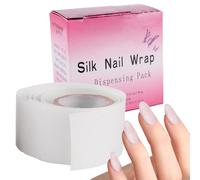 Nail Sticker, Extension Repair Wrap, Adhesive Silk Sheet, Crack Strengthening Design, High Durability Bonding Tech, Premium Cosmetic Hardware, Clear Thin Fabric For Natural Maintenance
