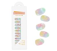 Nail Stickers Art - Self-Adhesive Fingernail Clips, Waterproof Nail Decals with Multi-Design Patterns, Simple Manicure Decoration for Parties, Weddings, Dates and Family Gathering